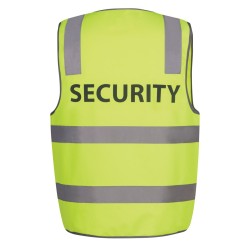 JB's Hi Vis (D+N) Safety Vest Print Security
