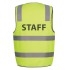 JB's Hi Vis (D+N) Safety Vest Print Staff