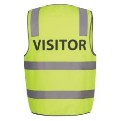 JB's Hi Vis (D+N) Safety Vest Print Visitor