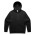RELAX HALF ZIP HOOD  - Black