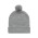 POM POM BEANIE  - Grey Marle