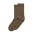 KNIT SOCKS (2PK)  - WALNUT