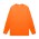 BLOCK LS TEE  - SAFETY ORANGE