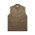 CANVAS HEAVY VEST  - WALNUT