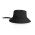 NYLON WIDE BRIM BUCKET HAT  - Black