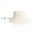 NYLON WIDE BRIM BUCKET HAT  - ECRU
