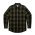 CHECK SHIRT  - ARMY/BLACK