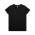 WOS MAPLE V NECK TEE  - Black
