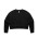 WOS RELAX CROP CREW  - Black