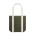 CARRIE 2-TONE TOTE  - ARMY/CREAM