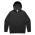 RELAX FADED ZIP HOOD  - FADED BLACK