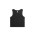 WOS FADED ORGANIC RIB CROP TANK FADED GR - FADED BLACK