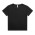 WOS FADED ORGANIC RIB TEE  - FADED BLACK
