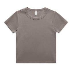 WOS FADED ORGANIC RIB TEE 