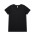 SHALLOW SCOOP TEE  - Black