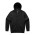 STENCIL ZIP HOOD  - Black