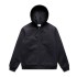 CANVAS BOMBER HOOD JACKET 
