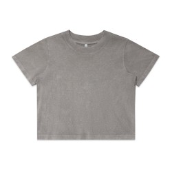 WOS STONE WASH HEAVY CROP 