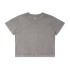 WOS STONE WASH HEAVY CROP 