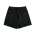 WOS LINEN SHORTS  - Black