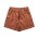 WOS LINEN SHORTS  - Clay