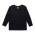 YOUTH STAPLE LS TEE  - Black