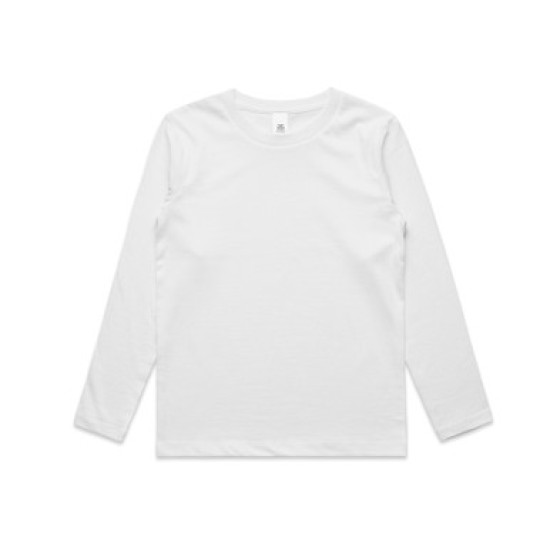 YOUTH L/S TEE - 3008 AS COLOUR9-FEBRUARY-2022 from Challenge Marketing NZ