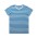 MAPLE STRIPE TEE  - NATURAL/MID BLUE