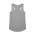 YES RACERBACK SINGLET  - Grey Marle