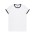 WOS RINGER TEE  - White/Navy