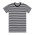 STAPLE STRIPE TEE  - Black/White