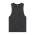 STONE WASH BARNARD TANK  - BLACK STONE