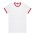 RINGER TEE  - White/Red