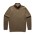HALF ZIP CREW  - WALNUT
