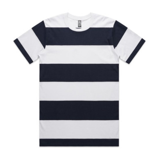 WIDE STRIPE TEE 5045 AS COLOUR9-FEBRUARY-2022 from Challenge Marketing NZ