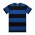 WIDE STRIPE TEE  - BLUE/BLACK