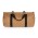 CONTRAST DUFFEL BAG  - CAMEL/BLACK