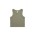 ORGANIC RIB CROP TANK  - EUCALYPTUS