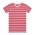 STAPLE STRIPE TEE  - White/Red