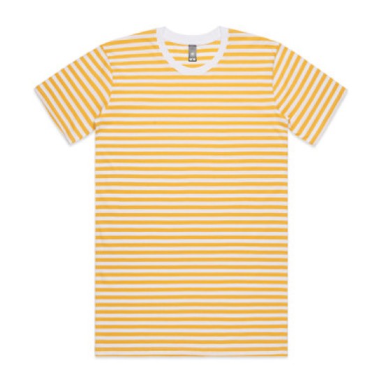 STAPLE STRIPE TEE 5028 AS COLOUR9-FEBRUARY-2022 from Challenge Marketing NZ