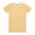 STAPLE STRIPE TEE  - WHITE/YELLOW