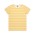 MAPLE STRIPE TEE  - WHITE/YELLOW