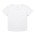 ORGANIC RIB BABY TEE  - White