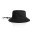 WIDE BRIM BUCKET HAT  - Black