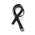BRAIDED LEATHER BELT  - Black