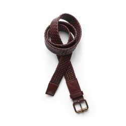 BRAIDED LEATHER BELT 