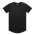 STAPLE CURVE TEE  - Black