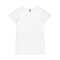 BEVEL V NECK TEE 