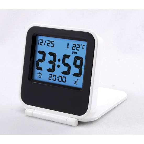 Digital Travel Alarm Clock Clocks from Challenge Marketing NZ