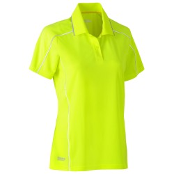 Women's Cool Mesh Polo with Reflective Piping